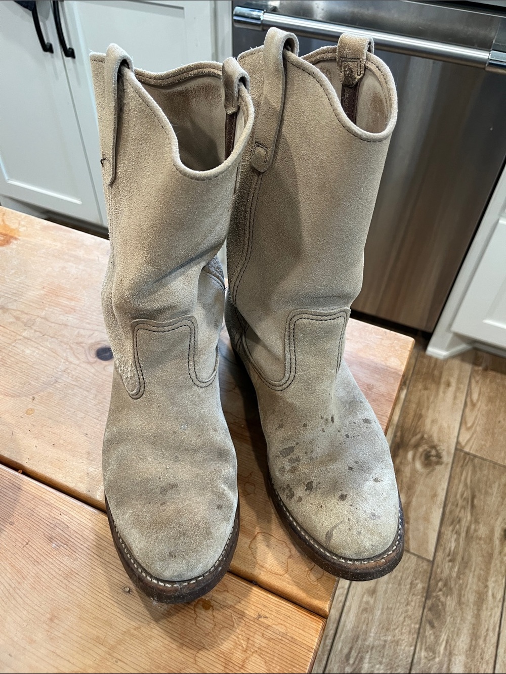 Vintage Suede Redwing Boots